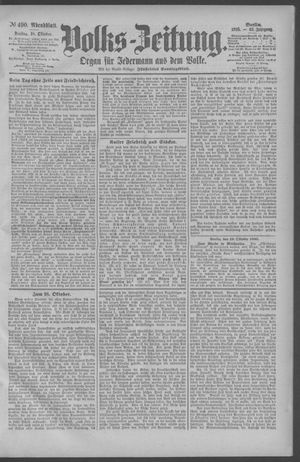 Berliner Volkszeitung vom 18.10.1895