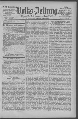 Berliner Volkszeitung vom 19.10.1895