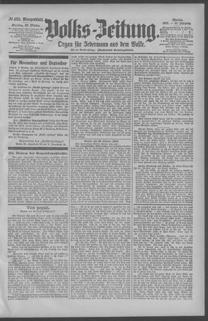 Berliner Volkszeitung vom 22.10.1895