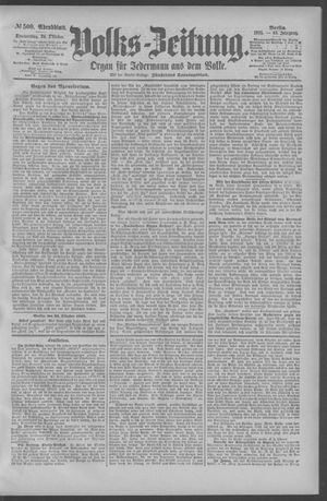 Berliner Volkszeitung vom 24.10.1895