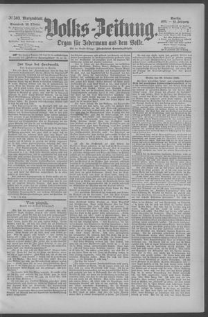 Berliner Volkszeitung vom 26.10.1895
