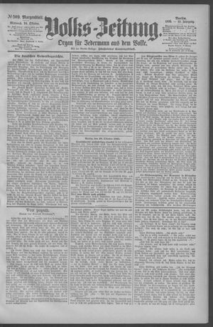 Berliner Volkszeitung vom 30.10.1895