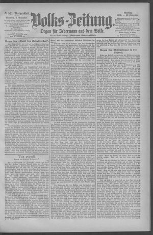 Berliner Volkszeitung vom 06.11.1895