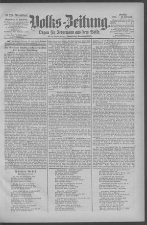 Berliner Volkszeitung vom 09.11.1895