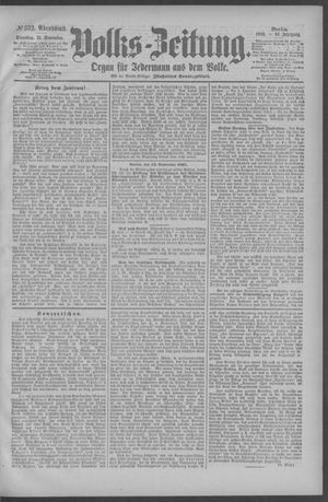Berliner Volkszeitung vom 12.11.1895