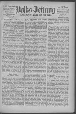 Berliner Volkszeitung on Nov 13, 1895