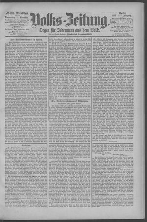Berliner Volkszeitung vom 14.11.1895