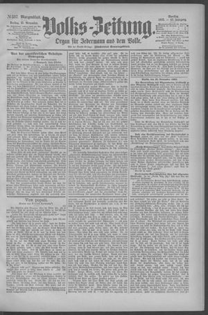 Berliner Volkszeitung vom 15.11.1895