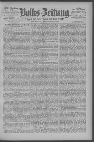 Berliner Volkszeitung vom 15.11.1895