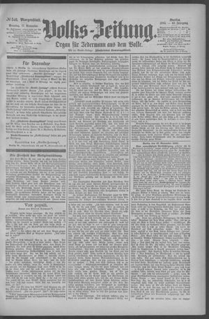 Berliner Volkszeitung vom 17.11.1895