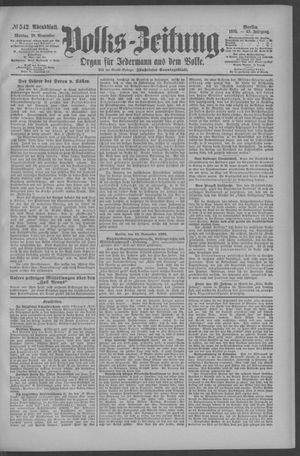 Berliner Volkszeitung vom 18.11.1895