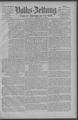 Berliner Volkszeitung vom 19.11.1895