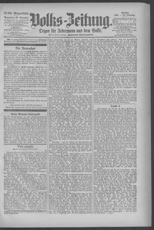 Berliner Volkszeitung vom 30.11.1895