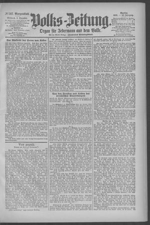 Berliner Volkszeitung vom 04.12.1895
