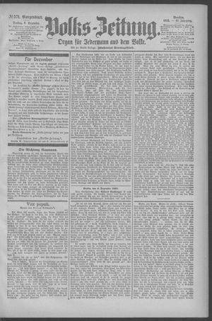 Berliner Volkszeitung vom 06.12.1895