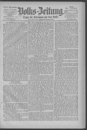 Berliner Volkszeitung vom 10.12.1895