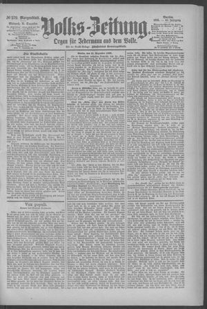Berliner Volkszeitung vom 11.12.1895