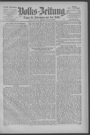 Berliner Volkszeitung vom 11.12.1895