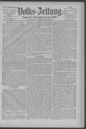 Berliner Volkszeitung on Dec 12, 1895