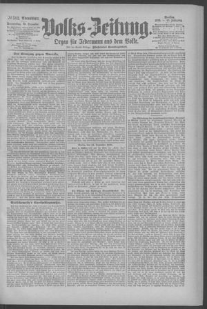 Berliner Volkszeitung vom 12.12.1895