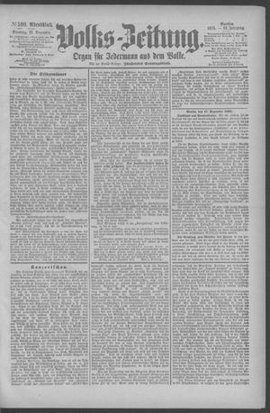 Berliner Volkszeitung vom 17.12.1895