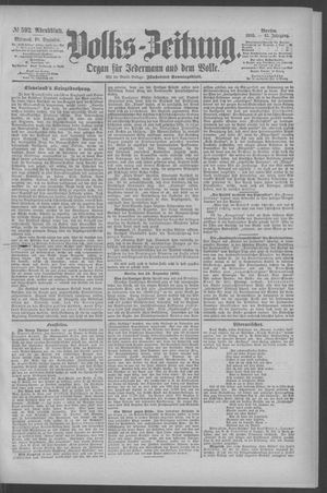 Berliner Volkszeitung vom 18.12.1895