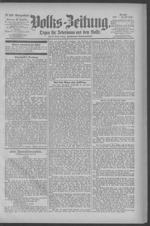 Berliner Volkszeitung vom 22.12.1895