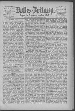 Berliner Volkszeitung on Dec 23, 1895