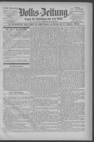 Berliner Volkszeitung vom 25.12.1895