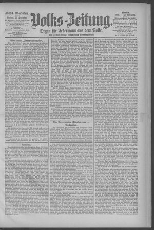 Berliner Volkszeitung vom 27.12.1895