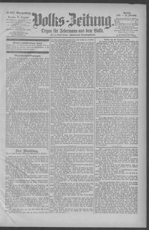 Berliner Volkszeitung vom 29.12.1895