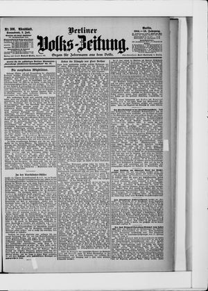Berliner Volkszeitung on Jul 2, 1904