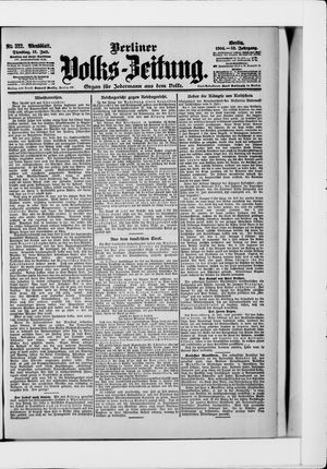 Berliner Volkszeitung vom 12.07.1904