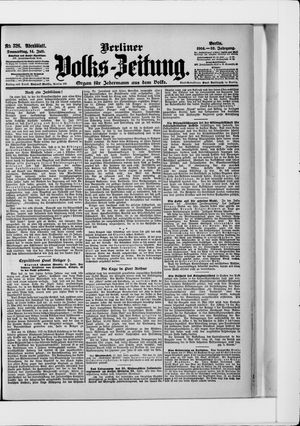 Berliner Volkszeitung vom 14.07.1904