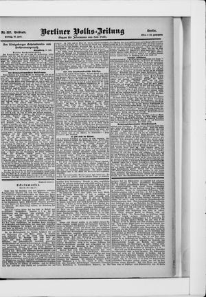 Berliner Volkszeitung vom 15.07.1904