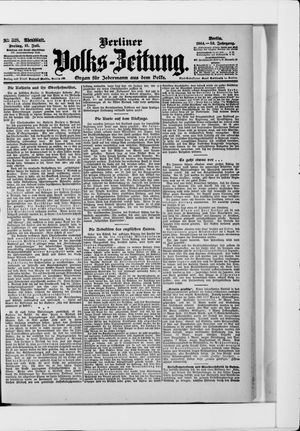 Berliner Volkszeitung vom 15.07.1904