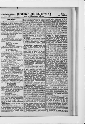 Berliner Volkszeitung on Jul 17, 1904
