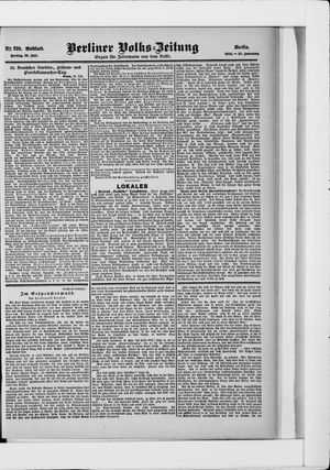 Berliner Volkszeitung vom 22.07.1904