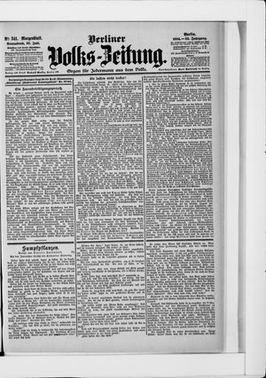 Berliner Volkszeitung vom 23.07.1904