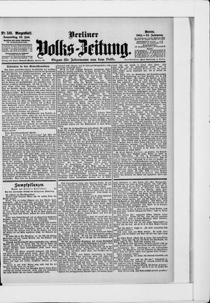 Berliner Volkszeitung vom 28.07.1904