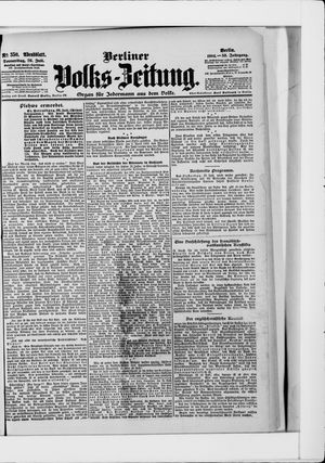 Berliner Volkszeitung vom 28.07.1904