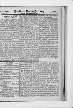Berliner Volkszeitung vom 29.07.1904
