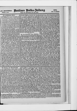 Berliner Volkszeitung vom 31.07.1904