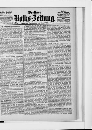 Berliner Volkszeitung vom 03.08.1904
