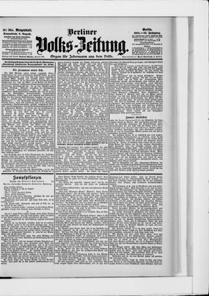 Berliner Volkszeitung vom 06.08.1904