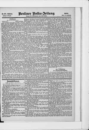 Berliner Volkszeitung vom 12.08.1904
