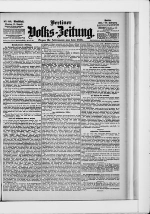 Berliner Volkszeitung vom 15.08.1904