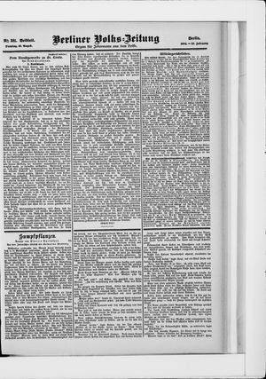 Berliner Volkszeitung vom 16.08.1904