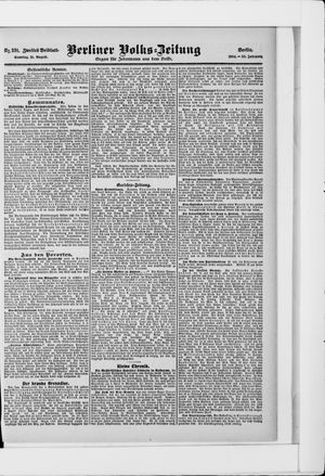 Berliner Volkszeitung on Aug 21, 1904