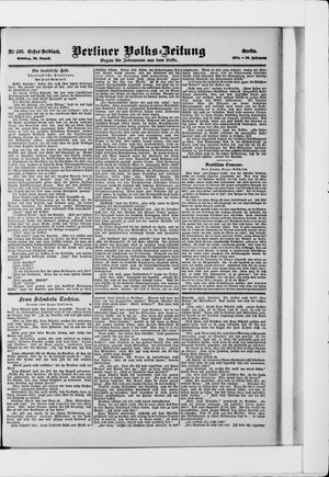 Berliner Volkszeitung vom 28.08.1904